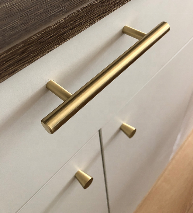 Hardware Furniture Cabinet Solid Brass Pull Knobs Kitchen Drawer Copper Knob